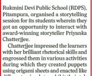 Hindustan Times, Student's edition, page-3 dated 09.11.2021