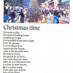 Christmas Time , Poem by Dravyansh Singh
Class - VI E