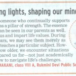 Byte on 'Teacher's Day' by Srishti Makani