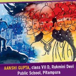 Artwork by Aanshi Gupta of class VII D