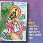 Artwork by Naman Agarwal of class VIII.